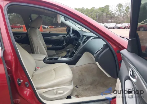 2014 Infiniti Q50 from USA, damaged, VIN JN1BV7AP4EM673343